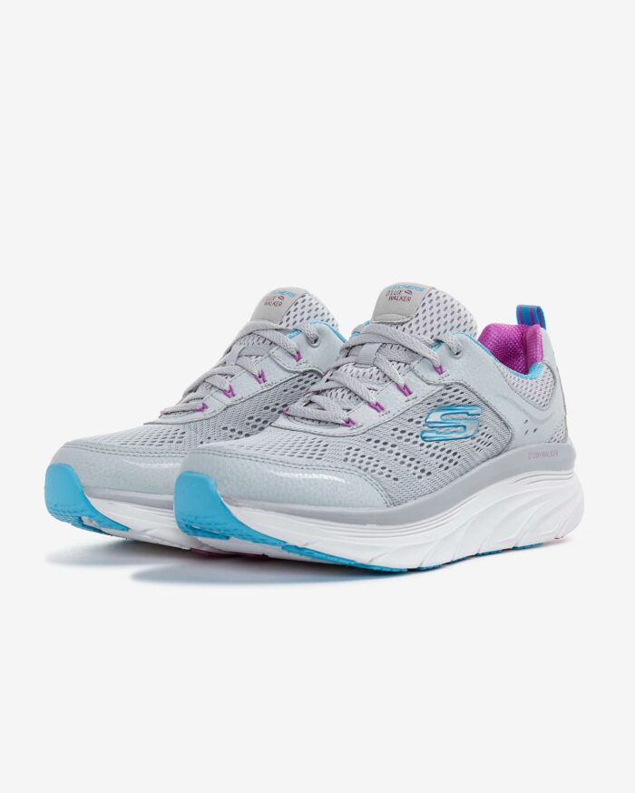 Skechers D'lux Walker - Infinite Motion Kadın Gri Spor Ayakkabı 149023 LGMT - Görsel 2