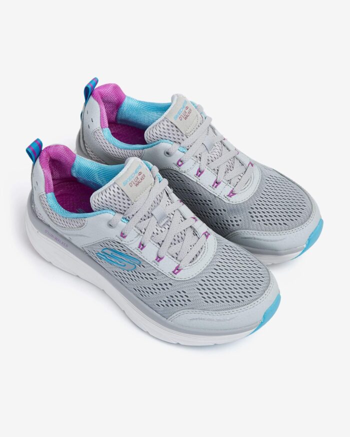 Skechers D'lux Walker - Infinite Motion Kadın Gri Spor Ayakkabı 149023 LGMT - Görsel 6