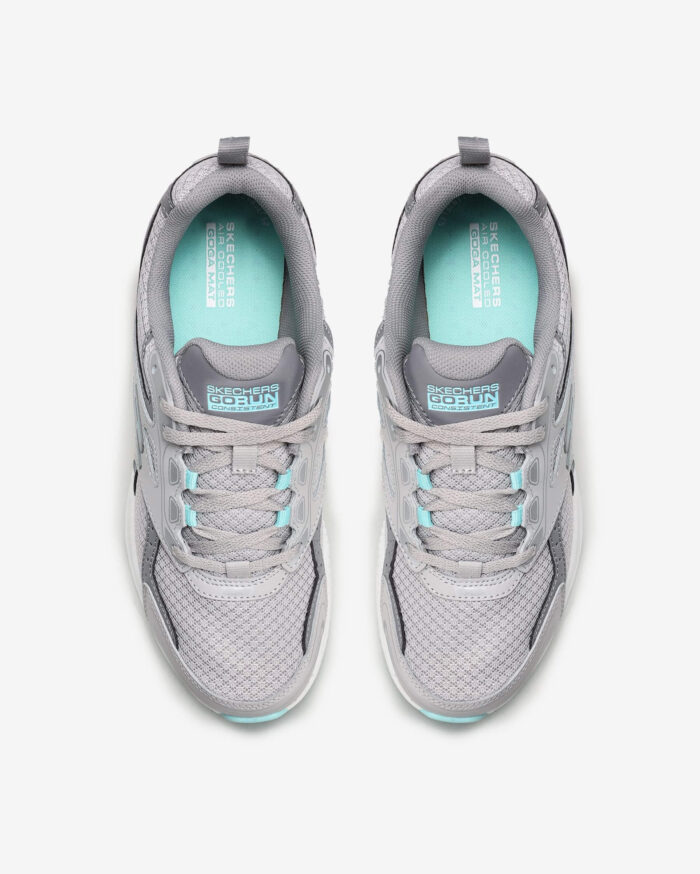 Skechers Go Run Consistent Kadın Gri Koşu Ayakkabısı 128075 GYTQ (6) Skechers Go Run Consistent Kadın Gri Koşu Ayakkabısı 128075 GYTQ - Görsel 7