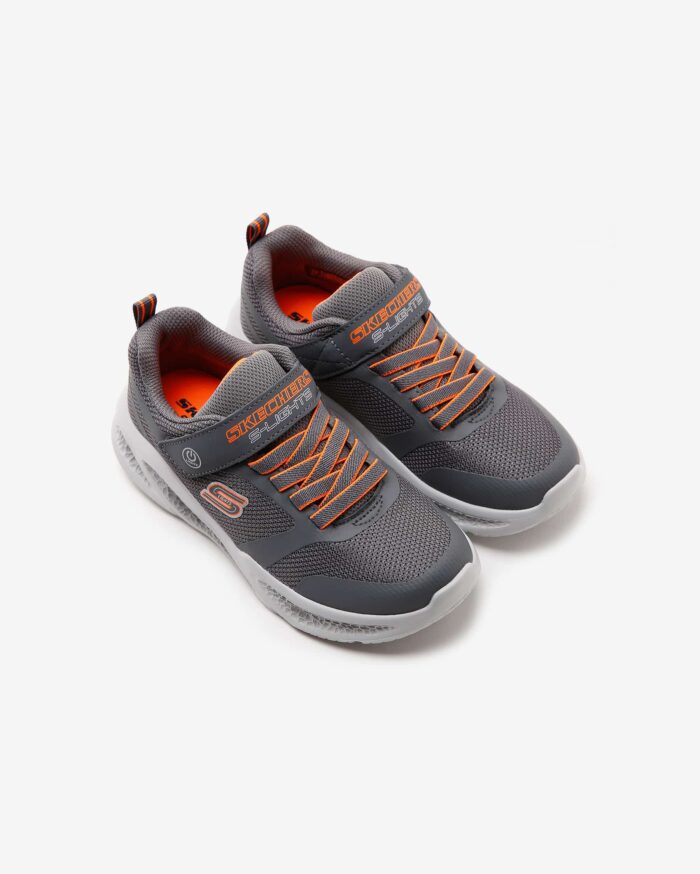 Skechers Meteor - Lights Büyük Erkek Çocuk Gri Işıklı Spor Ayakkabı 401675L CCOR - Görsel 6