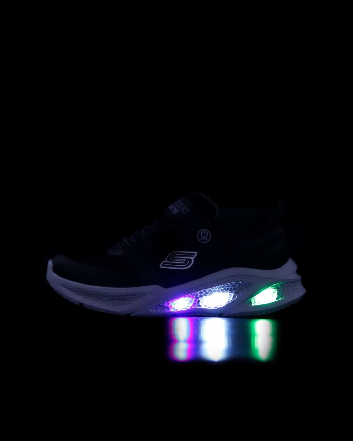 Skechers Meteor - Lights Büyük Erkek Çocuk Siyah Işıklı Spor Ayakkabı 401675L BKGY - Görsel 10