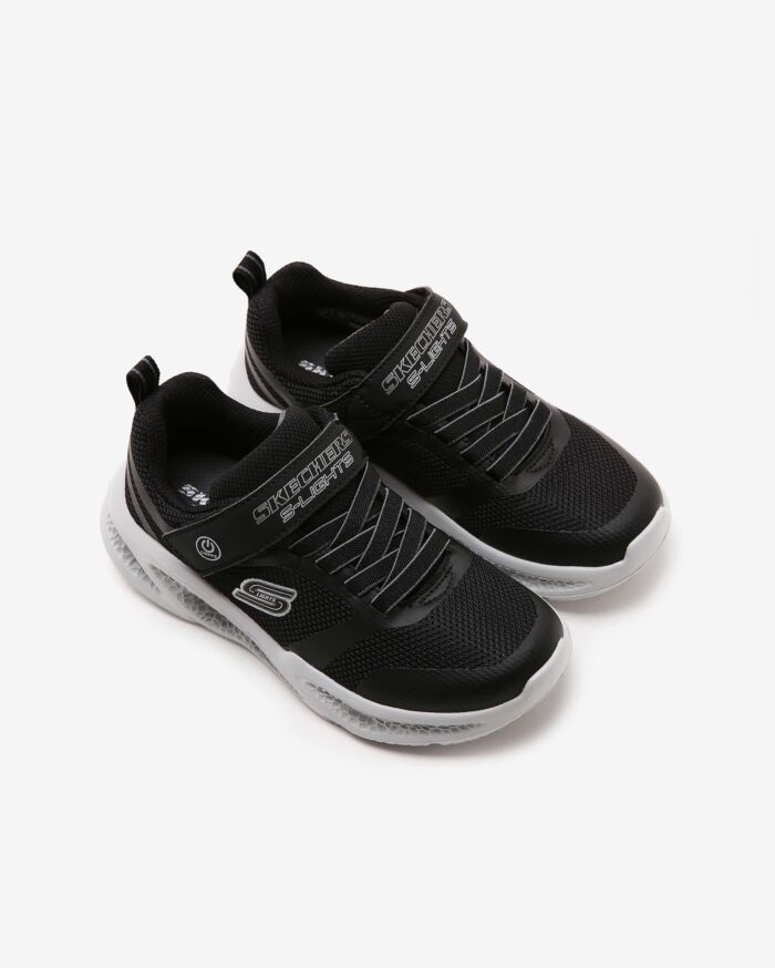 Skechers Meteor - Lights Büyük Erkek Çocuk Siyah Işıklı Spor Ayakkabı 401675L BKGY - Görsel 6
