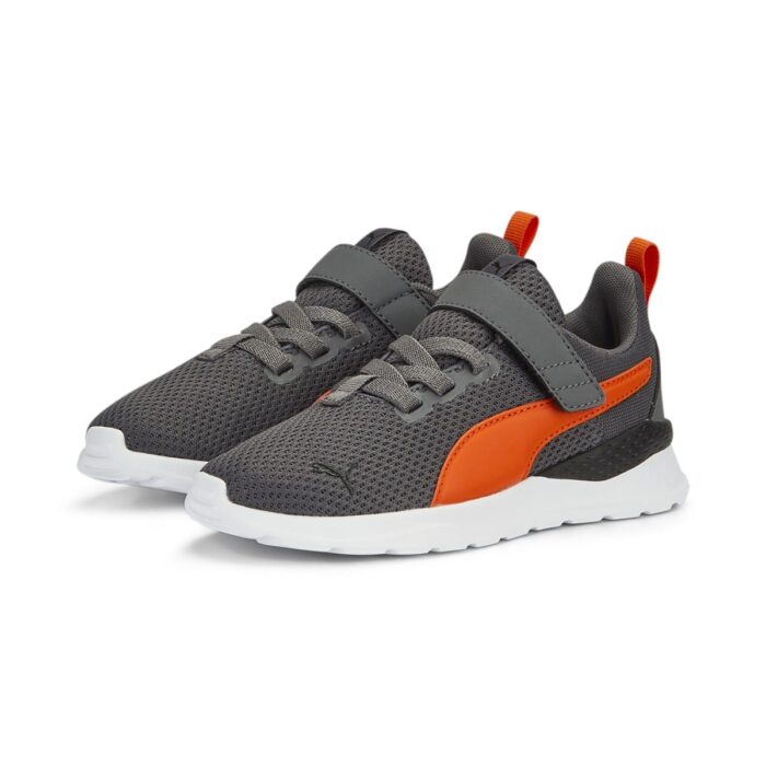 Puma Anzarun Lite AC PS Unisex Çocuk Gri Spor Ayakkabı 372009 27 - Görsel 2