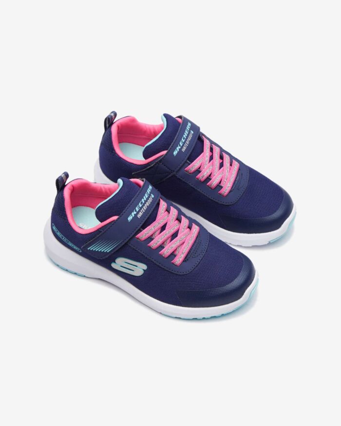 Skechers Dynamic Tread - Misty Magic Kız Çocuk Mavi Spor Ayakkabı 302425L NVPK - Görsel 6