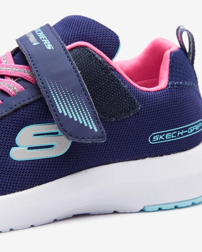 Skechers Dynamic Tread - Misty Magic Kız Çocuk Mavi Spor Ayakkabı 302425L NVPK - Görsel 7