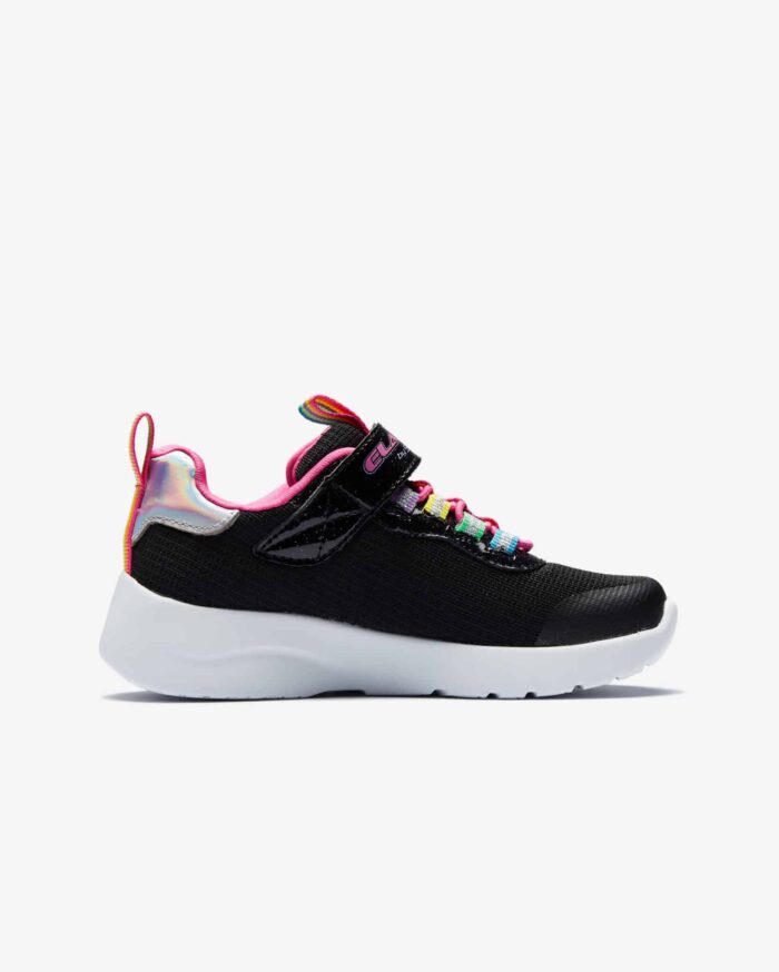 Skechers Dynamight 2.0 - Rockin# Rainbow Kız Çocuk Siyah Spor Ayakkabı 302464L BKMT - Görsel 3