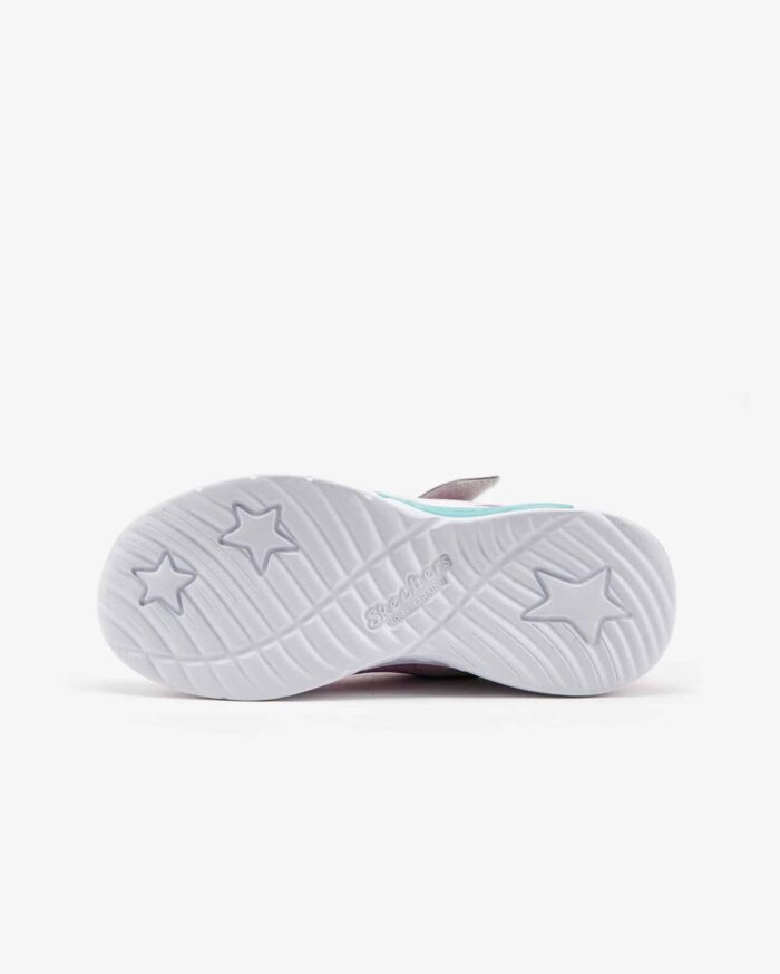 Skechers Star Sparks Kız Çocuk Gri Işıklı Ayakkabı 302324N SMLT - Görsel 4
