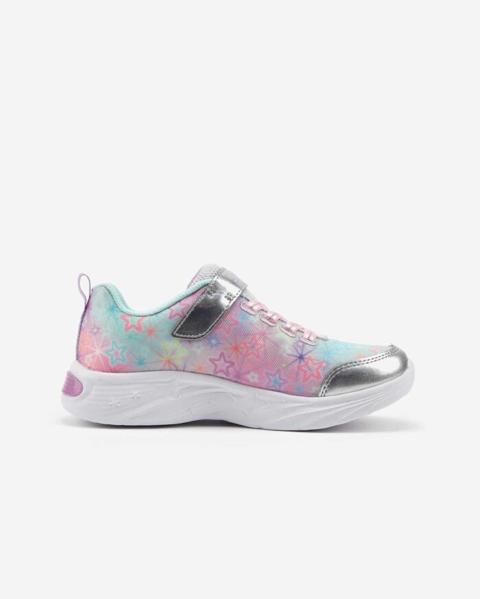 Skechers Star Sparks Kız Çocuk Gri Işıklı Ayakkabı 302324N SMLT - Görsel 3