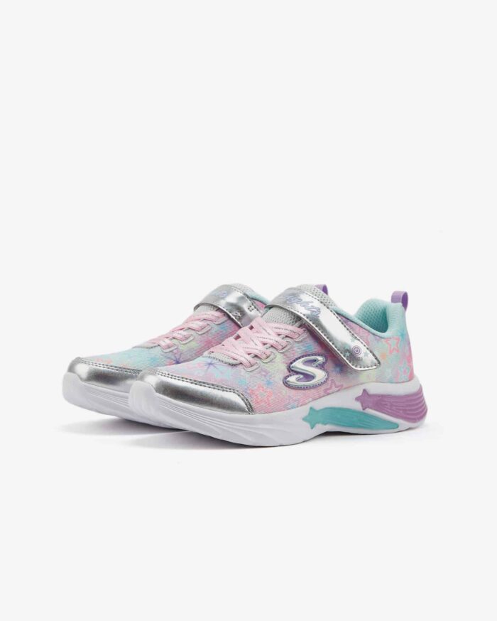 Skechers Star Sparks Kız Çocuk Gri Işıklı Ayakkabı 302324N SMLT - Görsel 2
