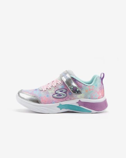 Skechers Star Sparks Kız Çocuk Gri Işıklı Ayakkabı 302324N SMLT