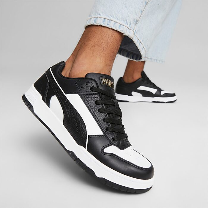 Puma Rbd Game Low Siyah-Beyaz Unisex Sneaker Ayakkabı 38637307 - Görsel 2