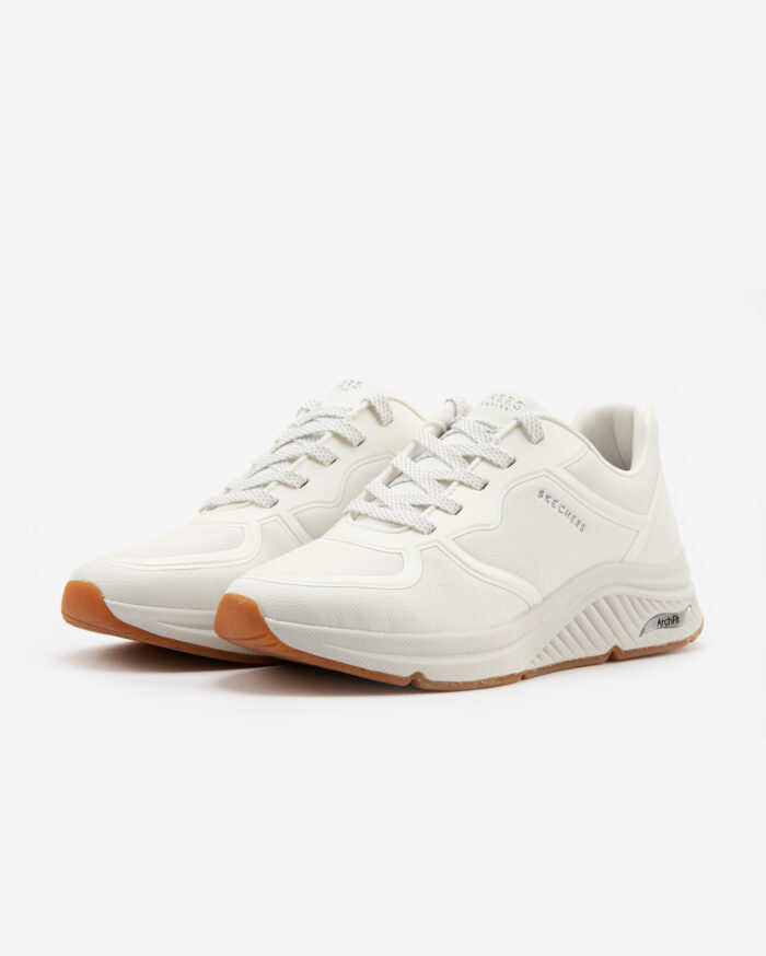 Skechers Arch Fit S - Miles - Mile Makers Kadın Beyaz Sneakers 155570 WHT - Görsel 2