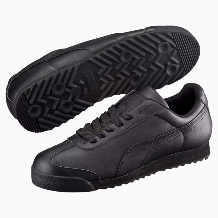 Puma Roma Basic Black-Black Unisex Siyah Spor Ayakkabı 353572 17 - Görsel 2
