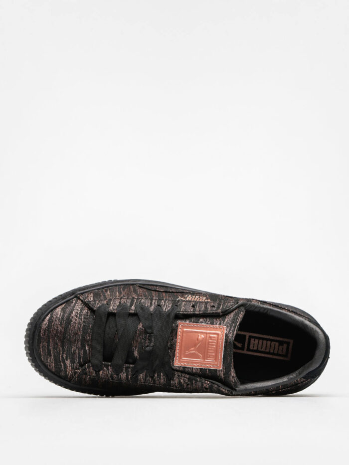 Puma Basket Platform Vr Wn S Black-Black Kadın Siyah Sneaker 364092 2 - Görsel 6