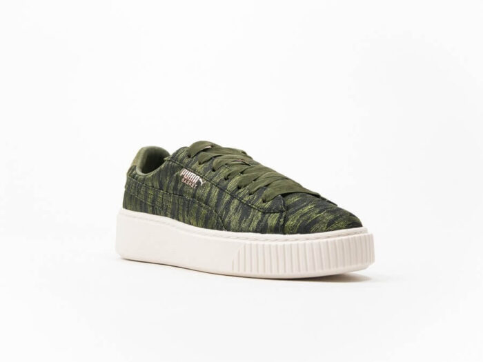 Puma Basket Platform Vr Wn S Olive Night Kadın Yeşil Sneaker 364092 1 - Görsel 2